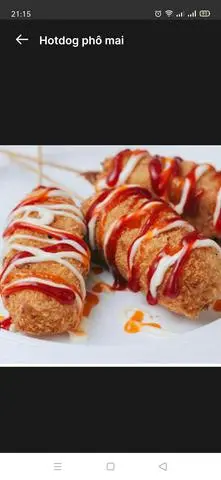Hình ảnh hotdog phô mai