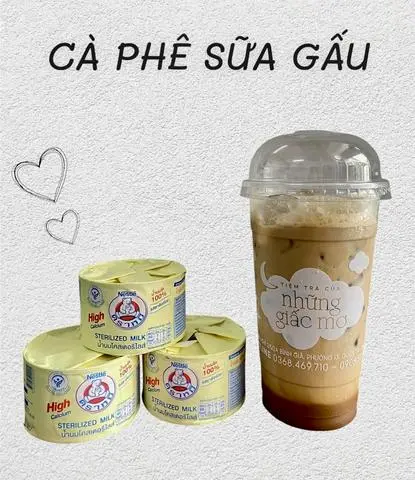 Hình ảnh Cà Phê Sữa Gấu ( Size L )