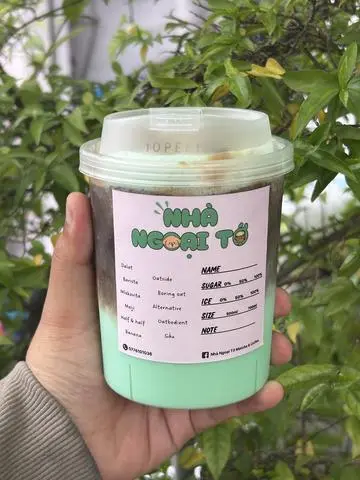 Hình ảnh Cafe sữa bạc hà