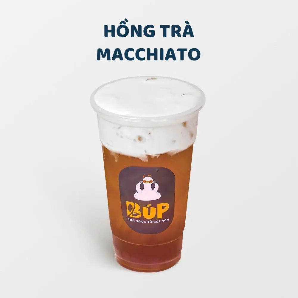 Hình ảnh Hồng trà macchiato