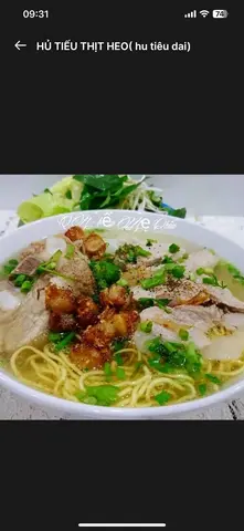Hình ảnh Hu tiếu ( dai/ mềm) thịt heo nước