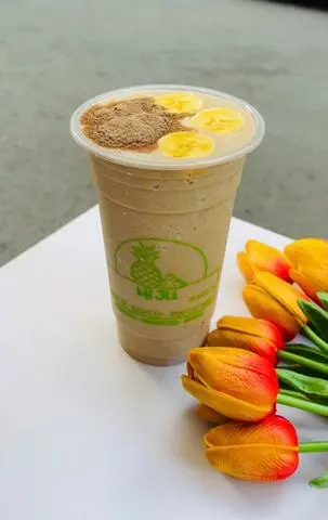 Hình ảnh Sinh tố bơ - chuối - cacao