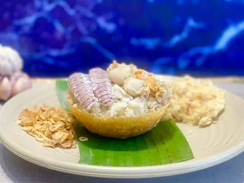 Hình ảnh ⭐️Xôi Ghẹ Xanh Mix Tôm Tít , Sò Điệp đặc biệt⭐️