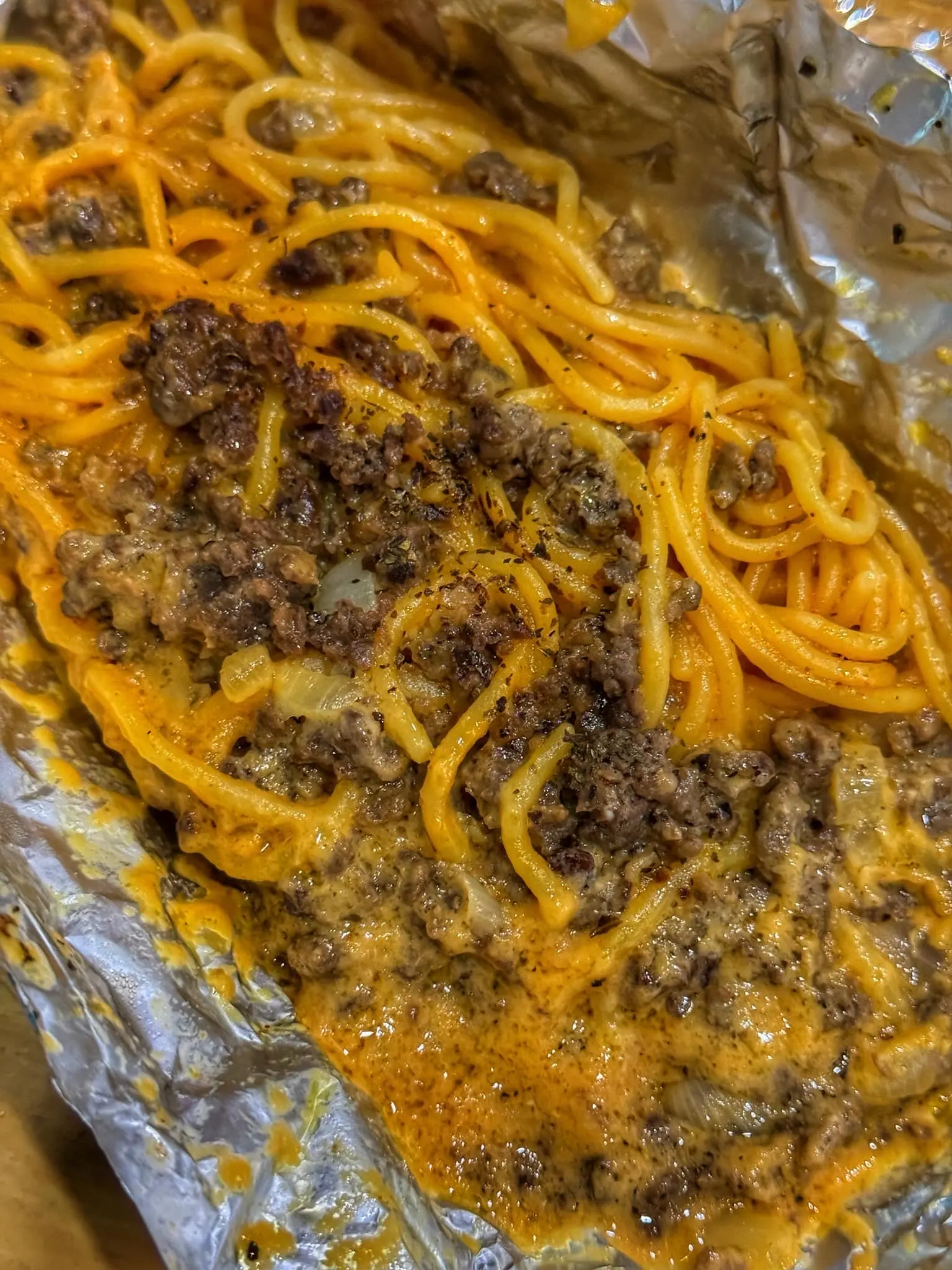 Hình ảnh Spaghetti bò bằm phô mai cay