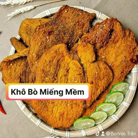 Hình ảnh khô bò mềm túi 300gr