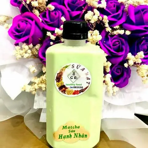 Hình ảnh Matcha sữa hạnh nhân