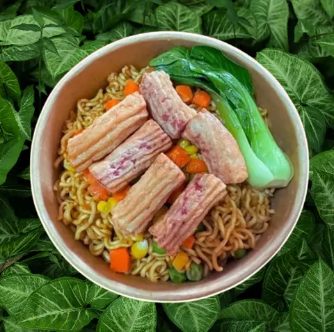Hình ảnh Mì trộn mực xoắn 