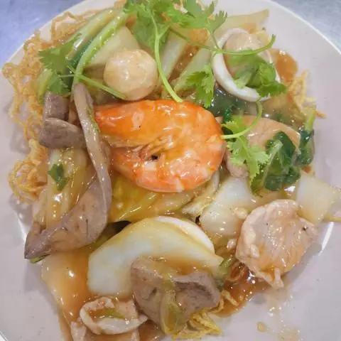 Hình ảnh Mì giòn xào thập cẩm