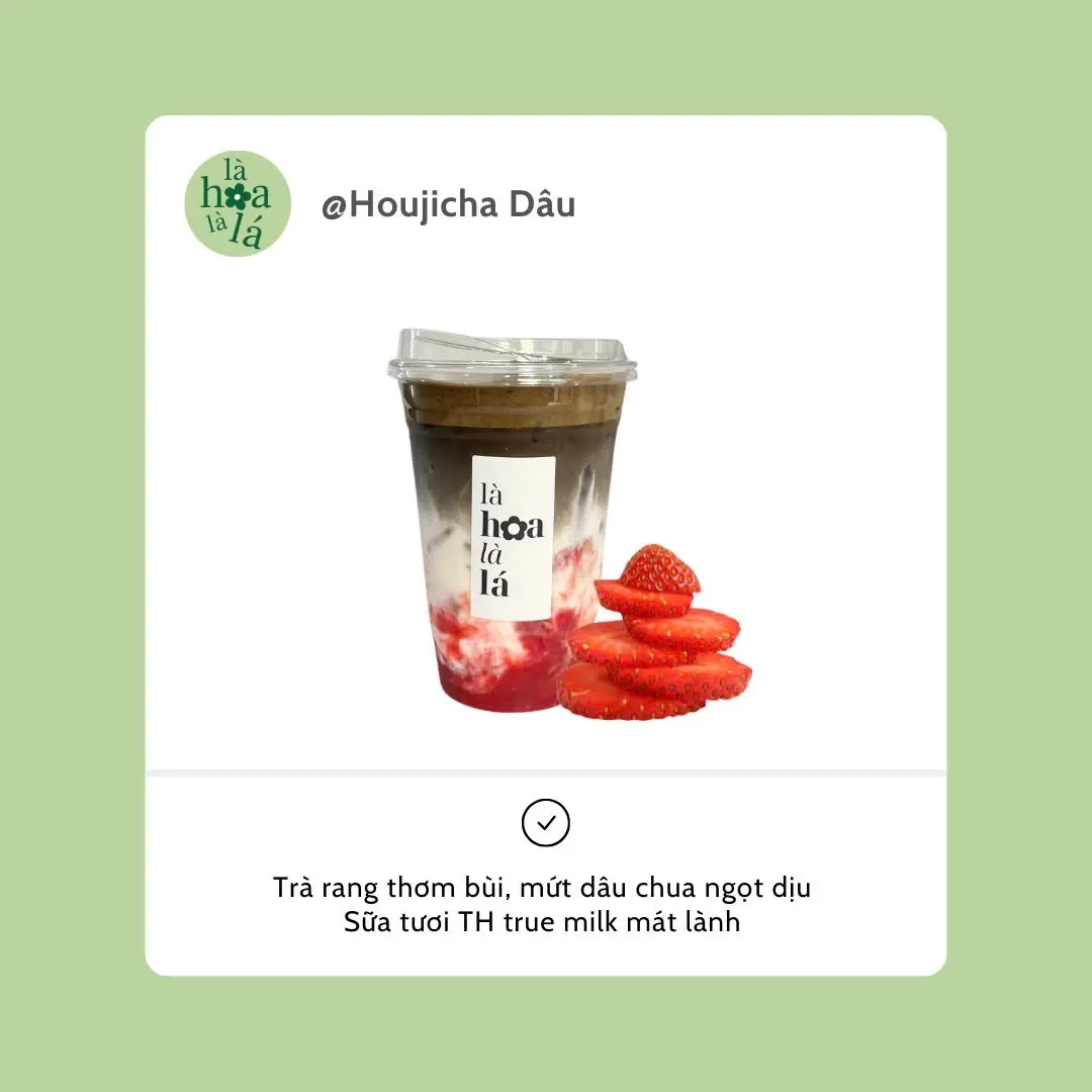 Hình ảnh Houjicha Dâu