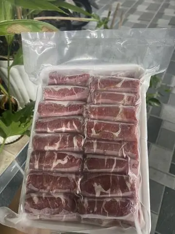 Hình ảnh vỉ ba chỉ bò 500g 