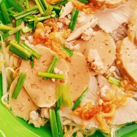 Hình ảnh mì tươi bò viên 