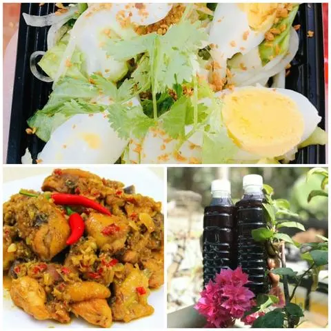 Hình ảnh Combo gà kho sả +salal trứng. tặng kèm nước đậu rang 