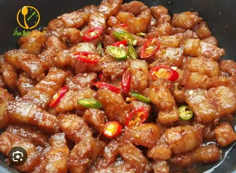 Hình ảnh Com Thịt kho mắm Ruốc 