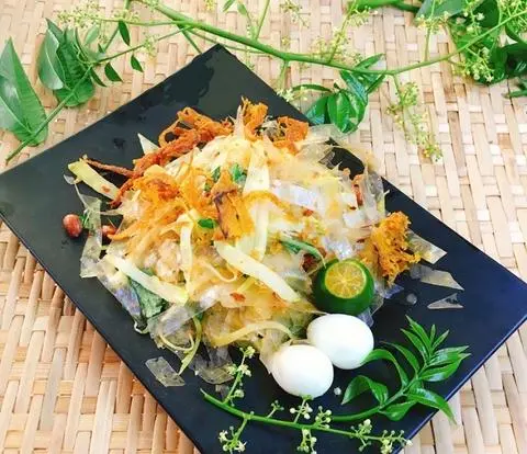 Hình ảnh Bánh tráng trộn thập cẩm Bơ trứng gà 