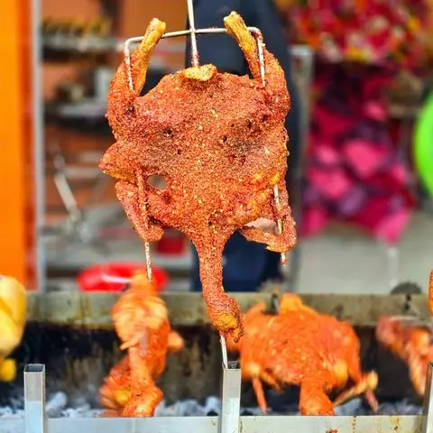 Hình ảnh Gà nướng muối ớt không cay