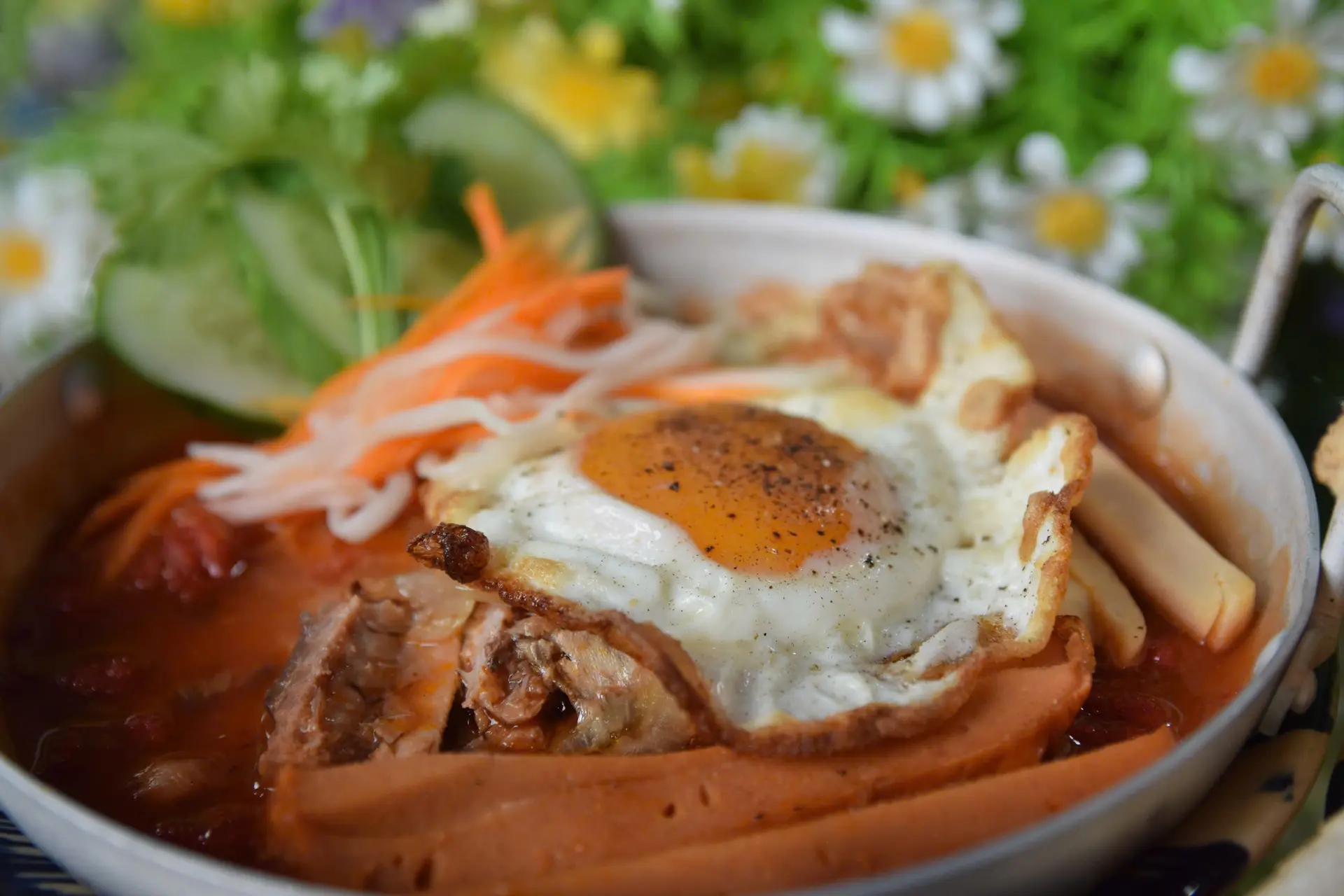 Hình ảnh bánh mì chảo bò 