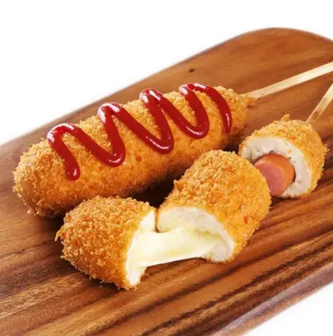 Hình ảnh Hotdong phô mai Hàn Quốc 