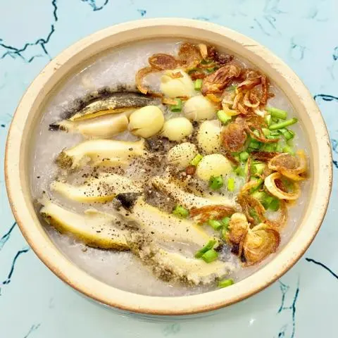 Hình ảnh Cháo bào ngư+ đậu xanh,hạt sen