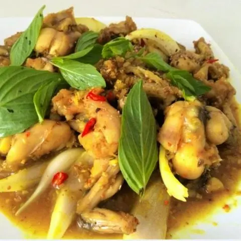 Hình ảnh Cơm - ếch xào sả ớt