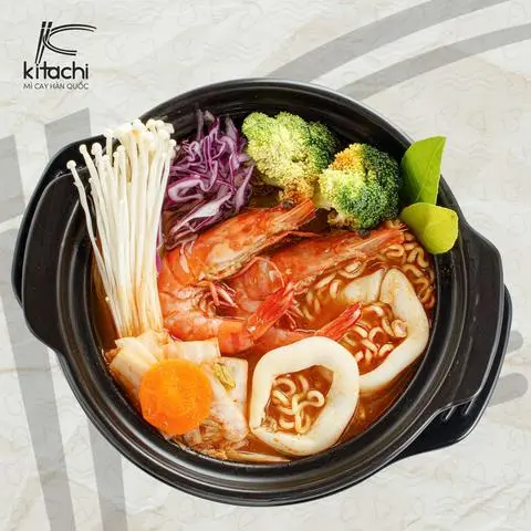 Hình ảnh Mì kim chi hải sản (Vị Tomyum)