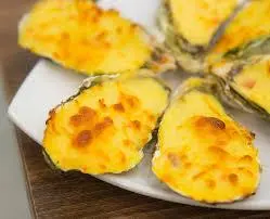 Hình ảnh Hàu đại dương nướng phô mai