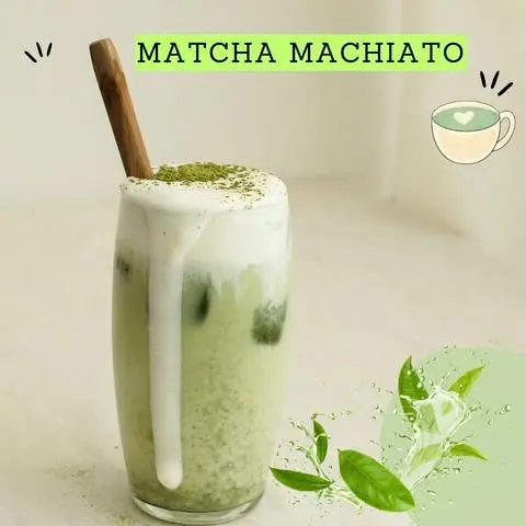Hình ảnh Matcha machiato