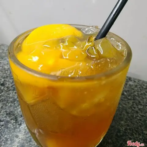 Hình ảnh Trà Đào Full Topping - Ly Lớn