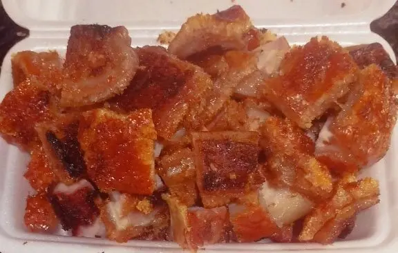 Hình ảnh Da heo nướng nổ bông tuyết 