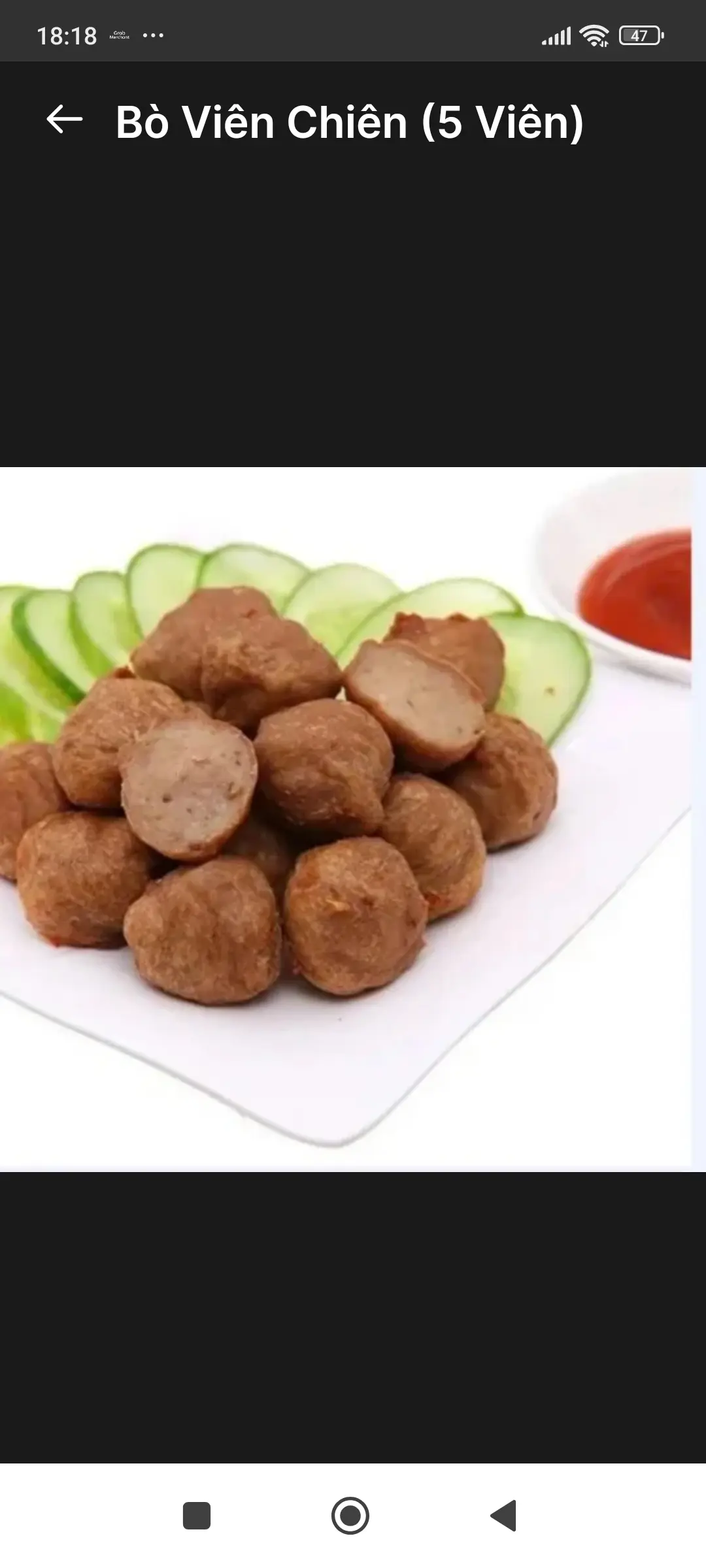 Hình ảnh Bò viên chiên 5 viên 