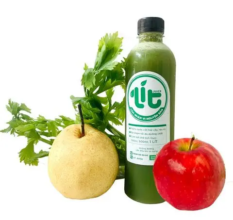 Hình ảnh [Sang Xịn Mịn] Nước ép Táo + Lê + Cần tây