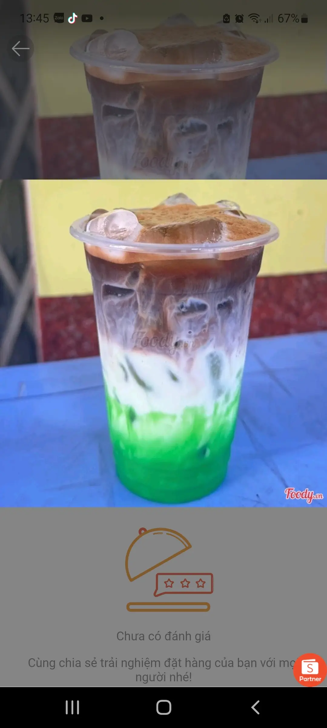 Hình ảnh Cafe Sữa Tươi Sâm Dứa