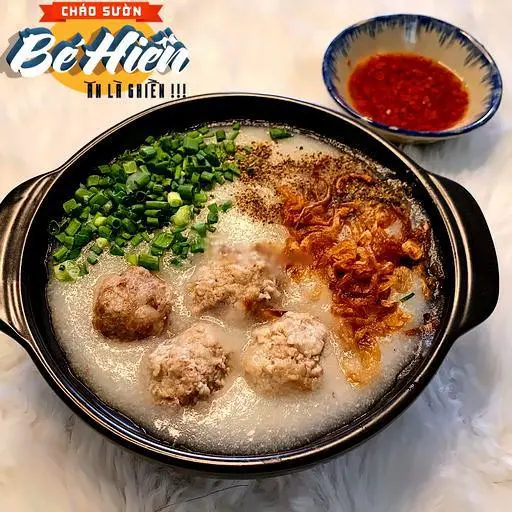 Hình ảnh Cháo thịt bằm vo viên