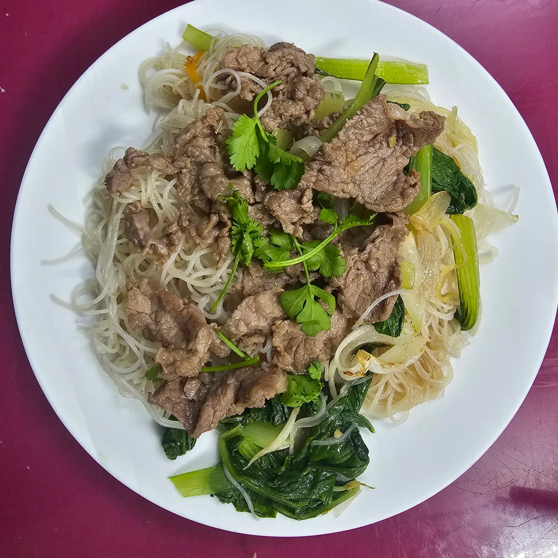 Hình ảnh bún mì xào bò