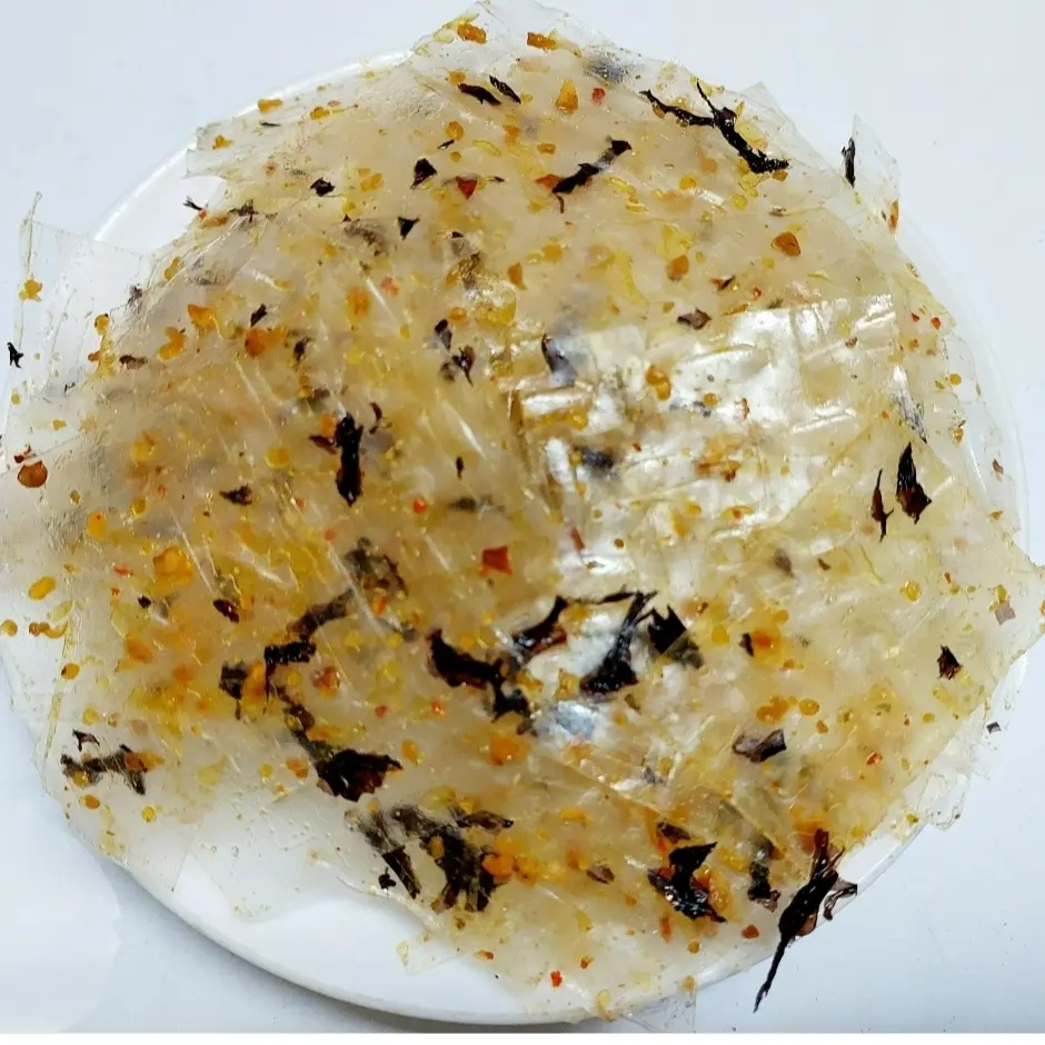 Hình ảnh bánh tráng rong biển lá