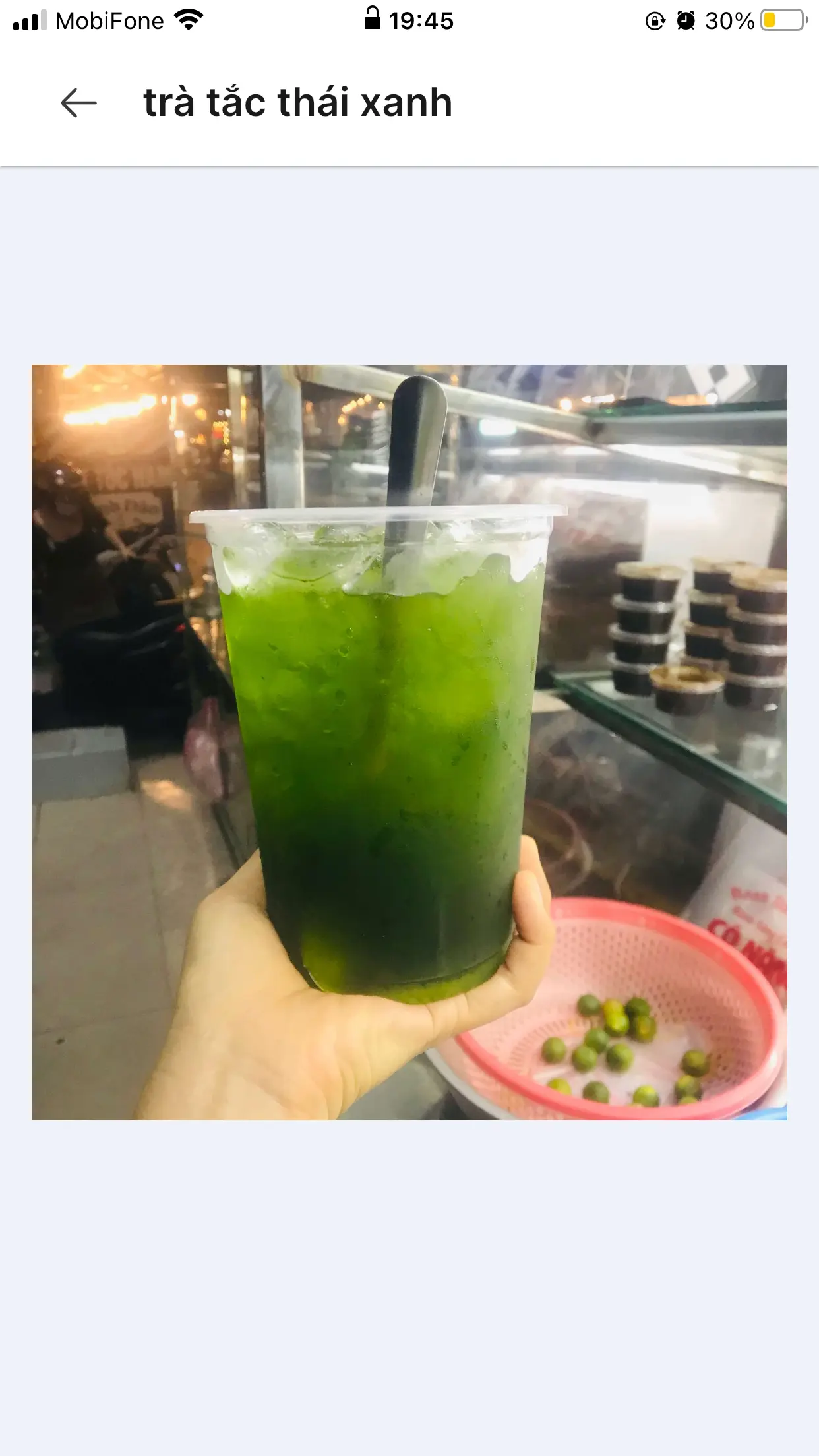 Hình ảnh trà tắc thái xanh