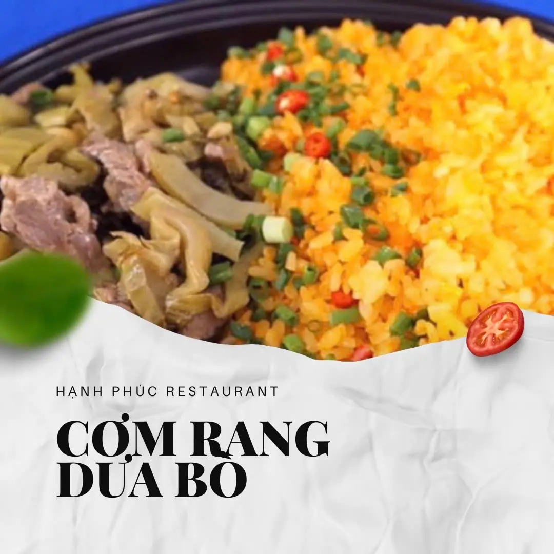 Hình ảnh Cơm Rang Dưa Bò