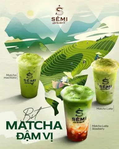 Hình ảnh Matcha Latte Stawberry