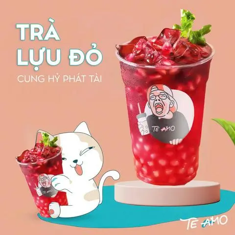 Hình ảnh Trà Lựu Đỏ - Cung Hỷ Phát Tài
