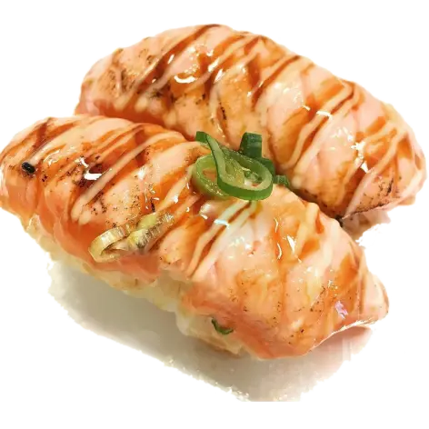 Hình ảnh Sushi Bụng Cá Hồi Khè 4 Viên