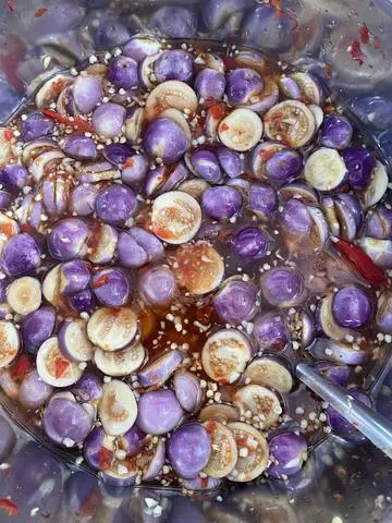 Hình ảnh cà pháo + mắm tôm