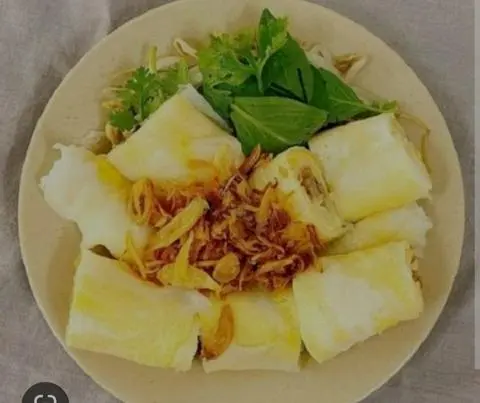 Hình ảnh Bánh cuốn trứng lòng gà