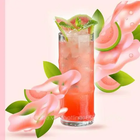 Hình ảnh TRÀ ỔI HỒNG không miếng