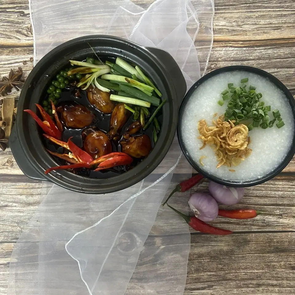 Hình ảnh cháo ếch 1 con (vị hành)