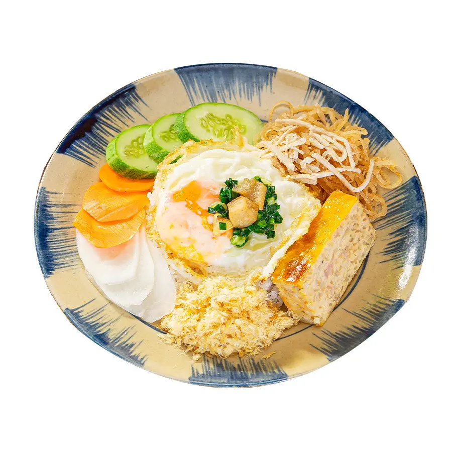 Hình ảnh Cơm Chả Bì Trứng Khô Cá Chà Bông