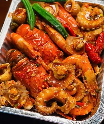 Hình ảnh Hải Sản Cajun SIZE XL 2 Tôm Hùm.. 037318- 9368