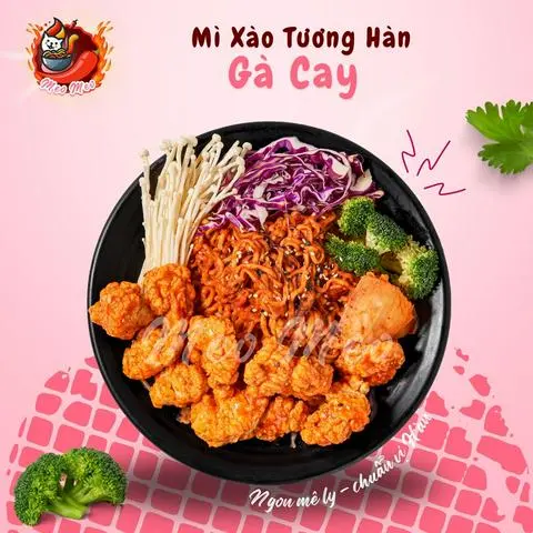 Hình ảnh Mì xào tương Hàn Gà Cay