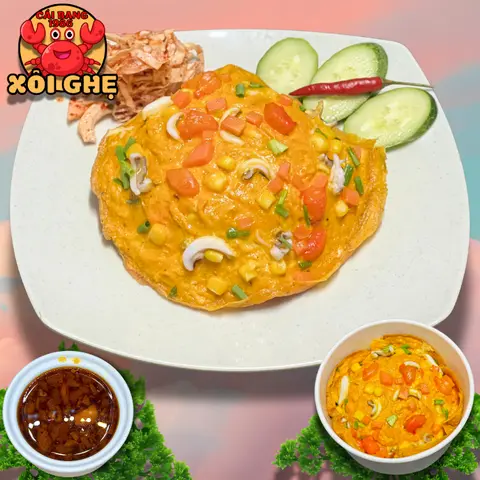 Hình ảnh Cơm Chiên Tôm Bao Trứng Vàng