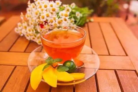 Hình ảnh Trà đào nóng