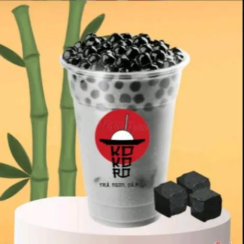 Hình ảnh Sữa tươi trân châu than tre 