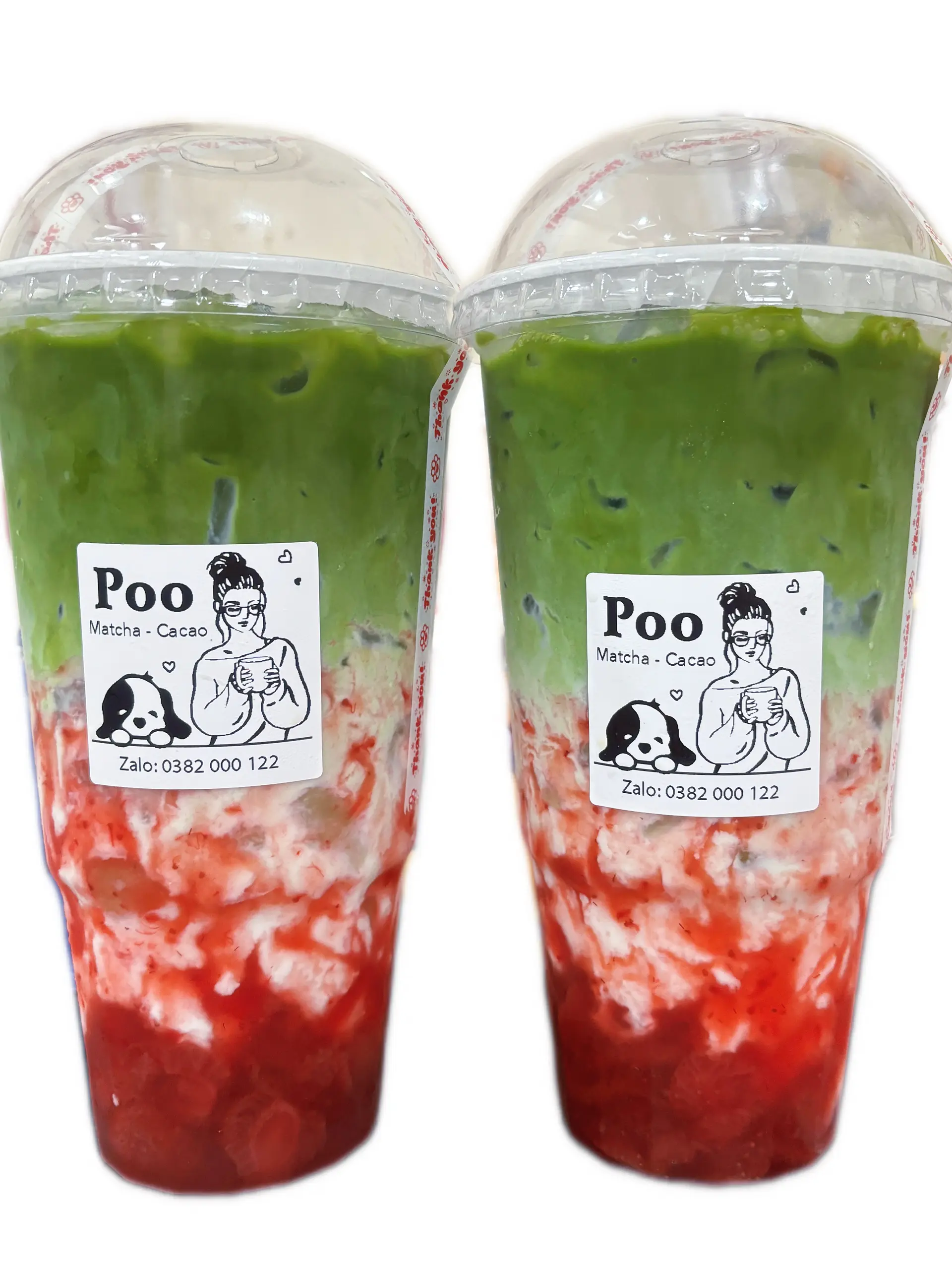 Hình ảnh Uji Latte Dâu